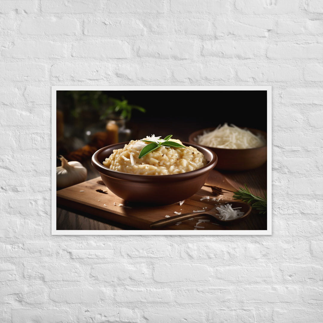 Parmesan Risotto Framed poster 🤤 from Yumify.AI