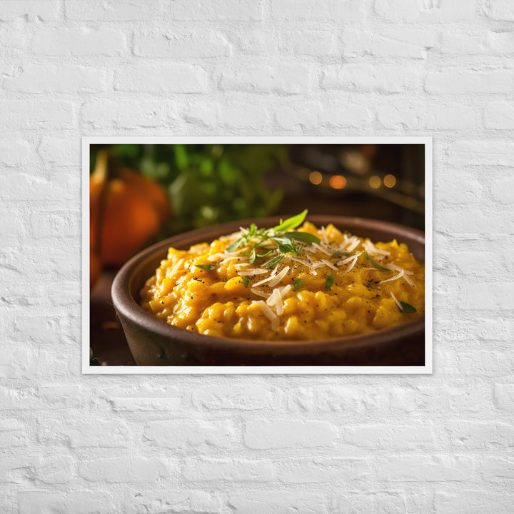 Butternut Squash Risotto Framed poster 🤤 from Yumify.AI