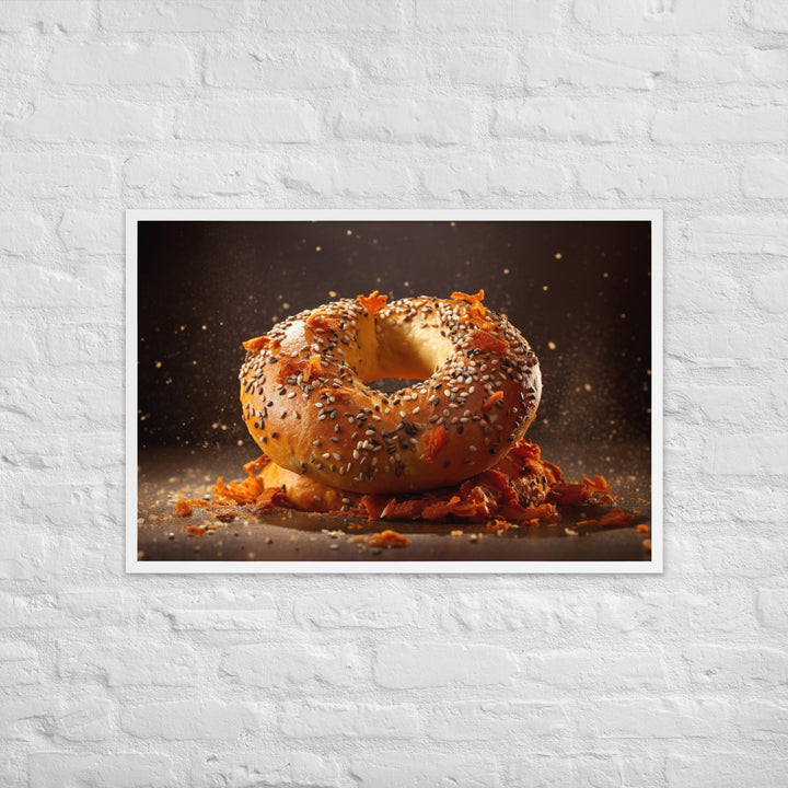 Everything Bagel Framed poster 🤤 from Yumify.AI