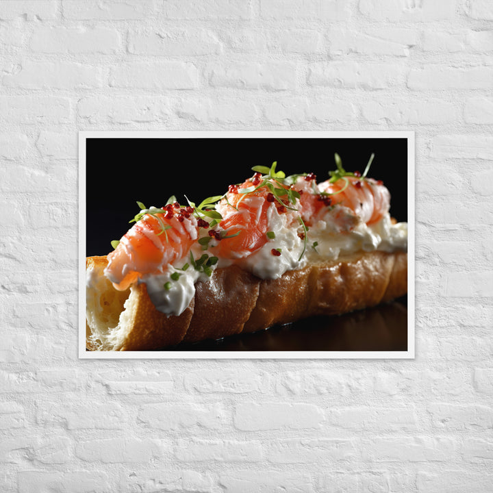 Truffle Lobster Roll Framed poster 🤤 from Yumify.AI