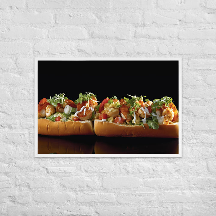 Curry Lobster Roll Framed poster 🤤 from Yumify.AI