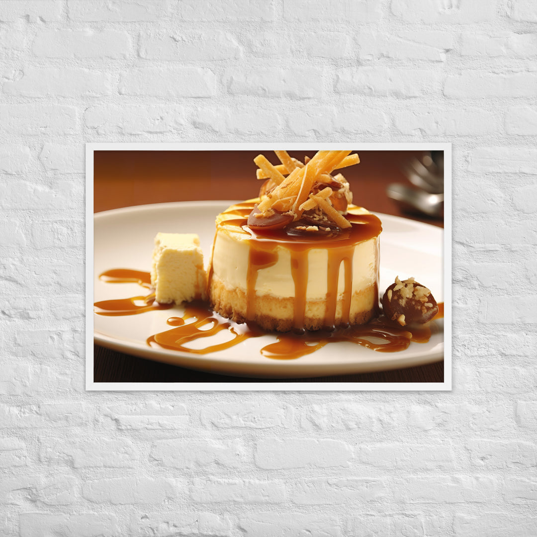 Cheese Dessert Framed poster 🤤 from Yumify.AI