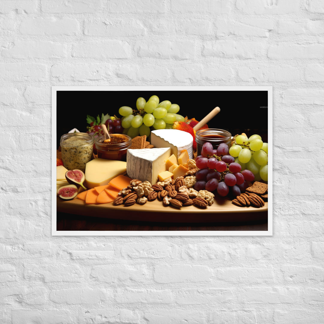 Cheese Platter Framed poster 🤤 from Yumify.AI