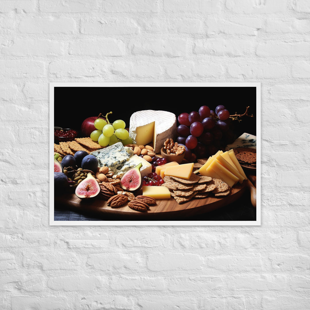 Cheese Platter Framed poster 🤤 from Yumify.AI