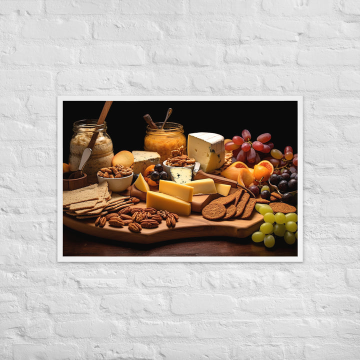 Cheese Board Framed poster 🤤 from Yumify.AI