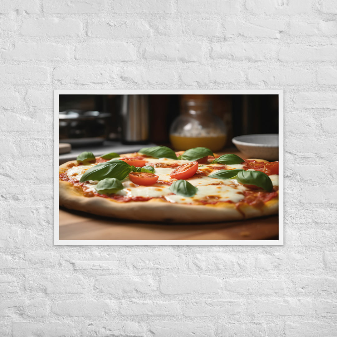 Margherita Pizza Framed poster 🤤 from Yumify.AI