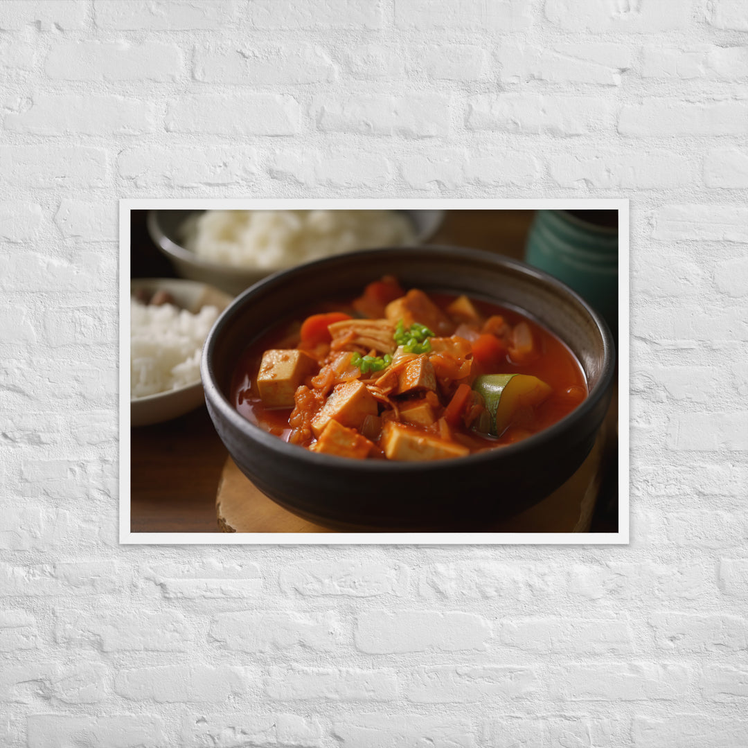 Kimchi Stew Framed poster 🤤 from Yumify.AI