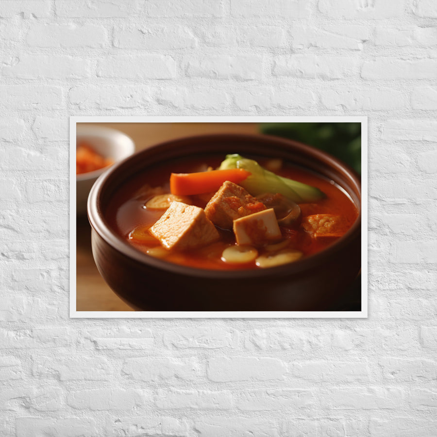 Kimchi Stew Framed poster 🤤 from Yumify.AI