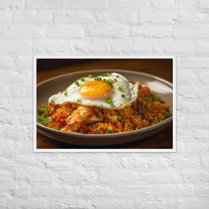 Kimchi Fried Rice Framed poster 🤤 from Yumify.AI