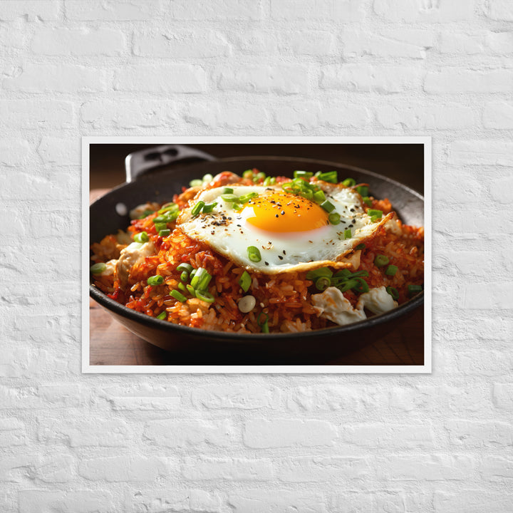 Kimchi Fried Rice Framed poster 🤤 from Yumify.AI