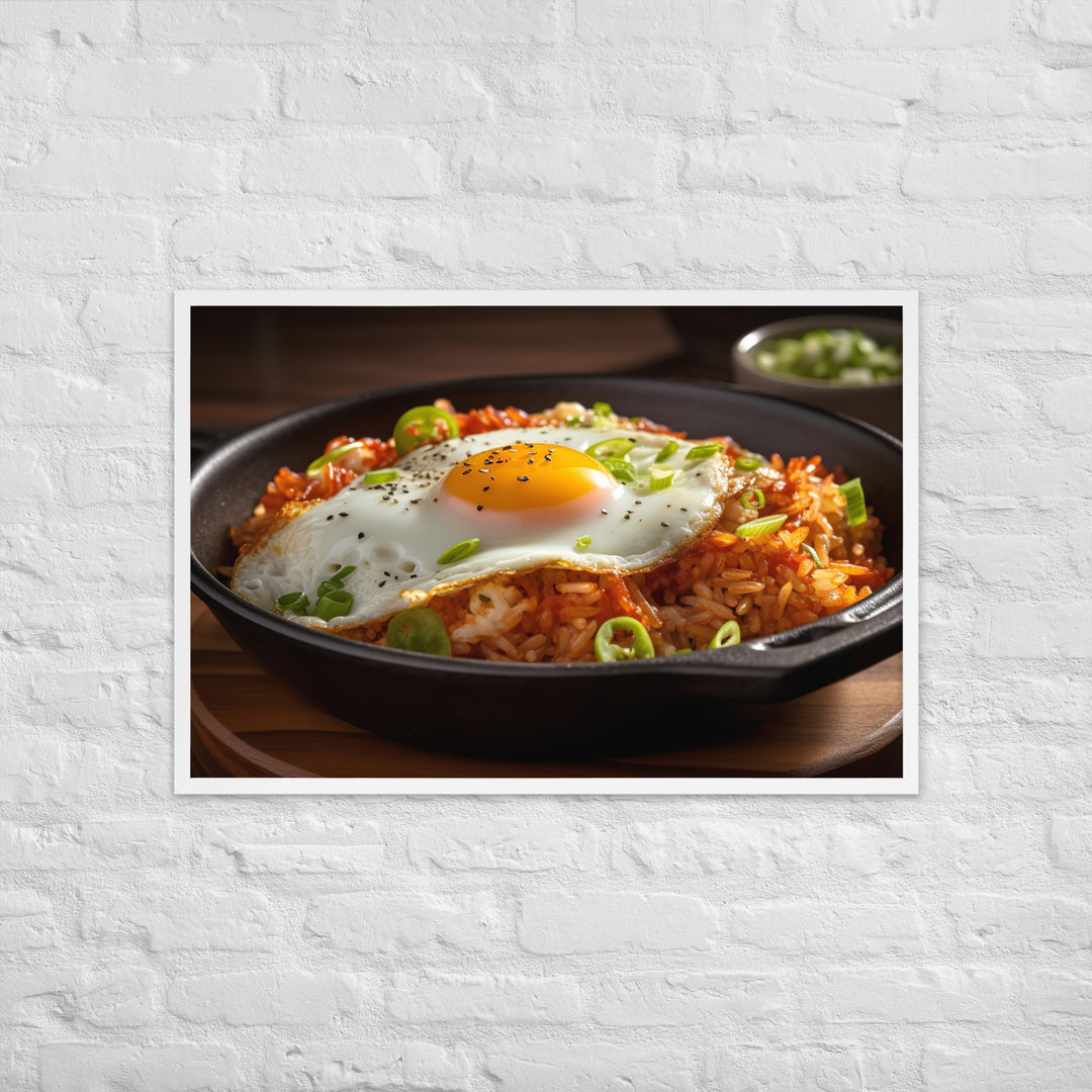 Kimchi Fried Rice Framed poster 🤤 from Yumify.AI