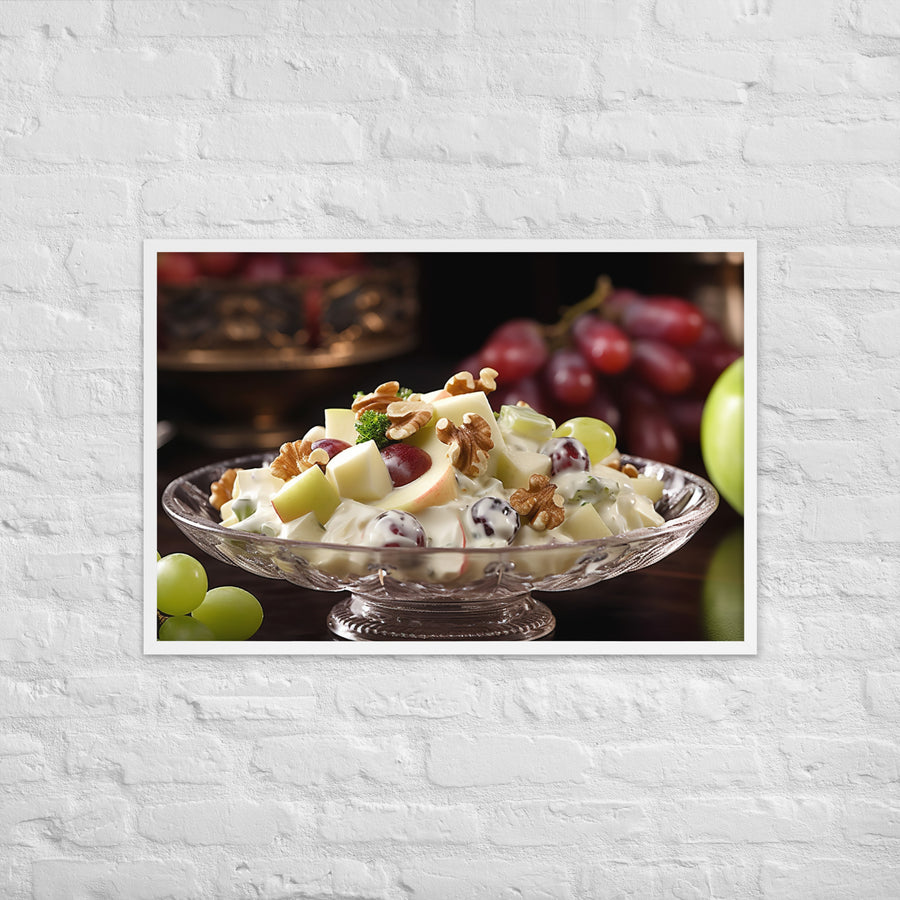 Waldorf Salad Framed poster 🤤 from Yumify.AI