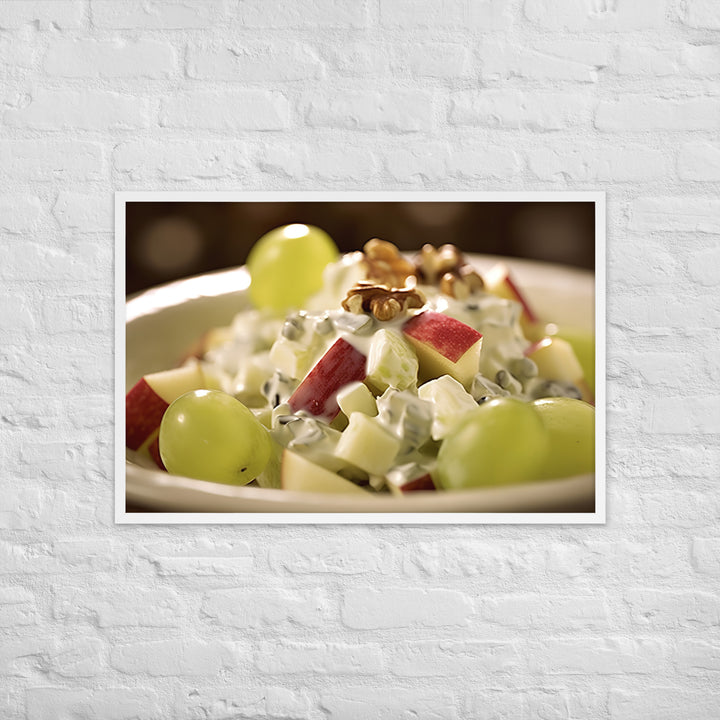 Waldorf Salad Framed poster 🤤 from Yumify.AI