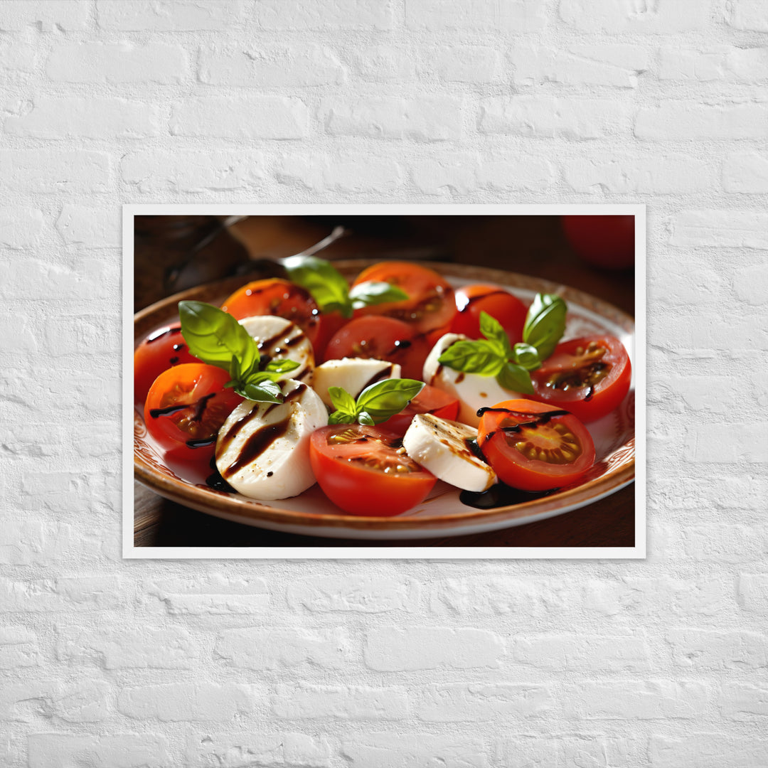 Caprese Salad Framed poster 🤤 from Yumify.AI