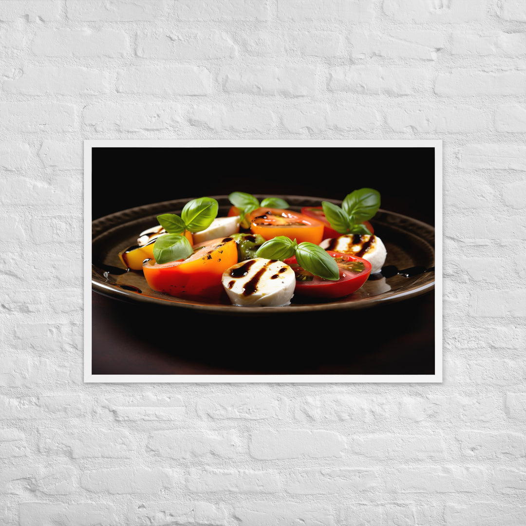 Caprese Salad Framed poster 🤤 from Yumify.AI