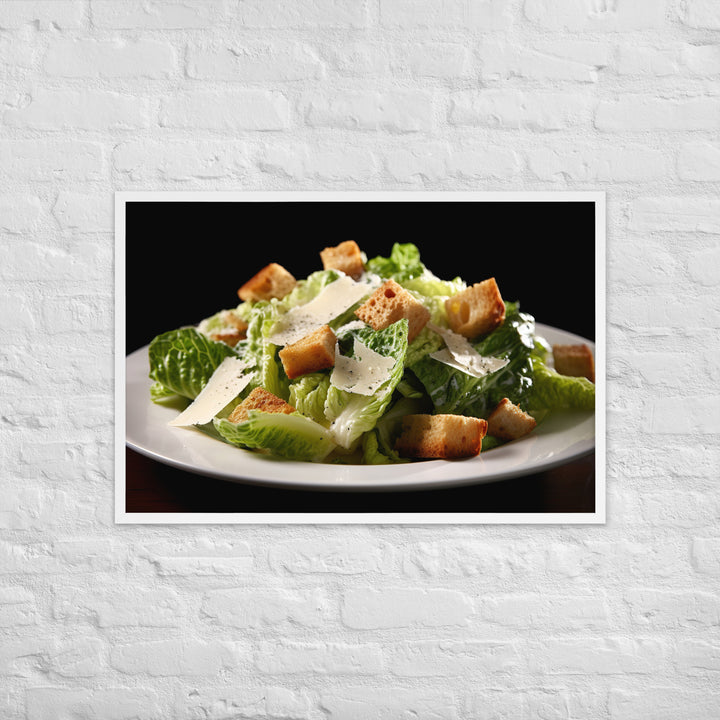 Caesar Salad Framed poster 🤤 from Yumify.AI