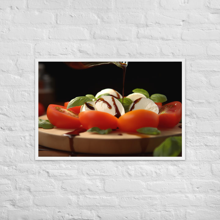 Caprese Salad Framed poster 🤤 from Yumify.AI