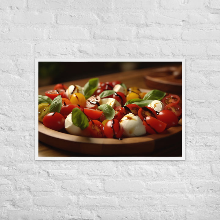 Caprese Salad Framed poster 🤤 from Yumify.AI