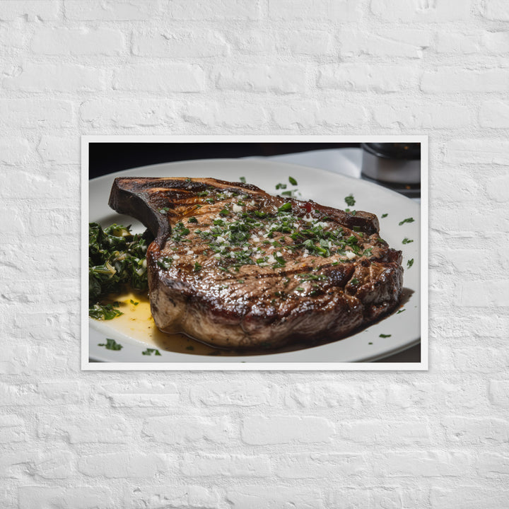 Butter Basted Ribeye Framed poster 🤤 from Yumify.AI