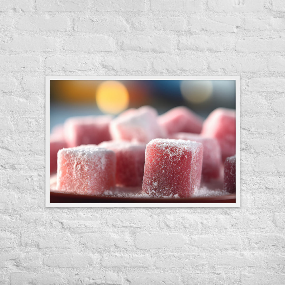 Turkish Delight Framed poster 🤤 from Yumify.AI