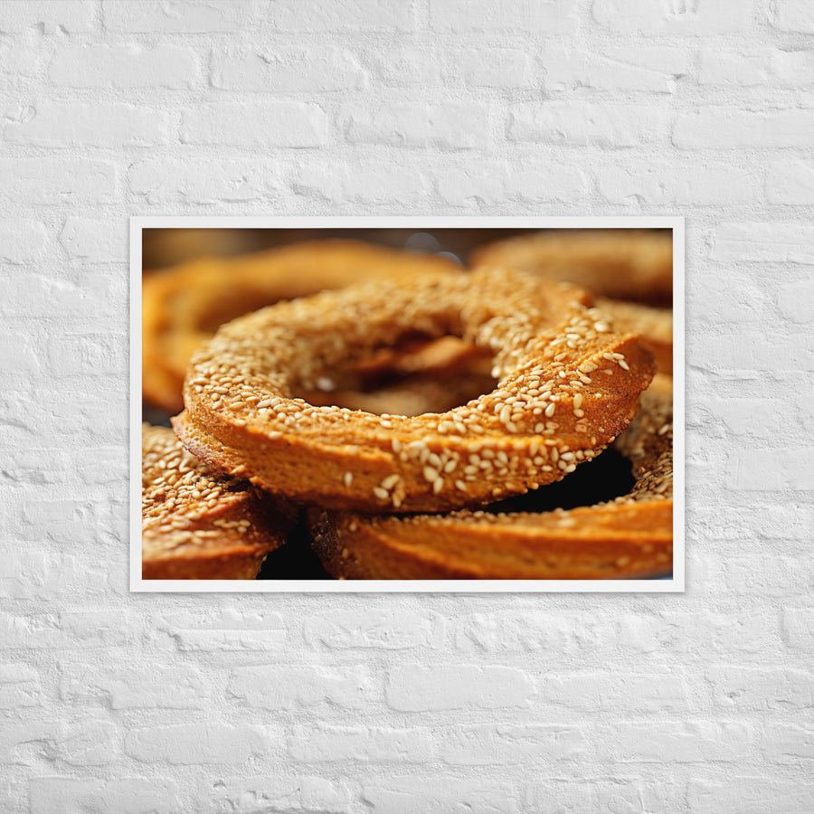 Simit Framed poster 🤤 from Yumify.AI