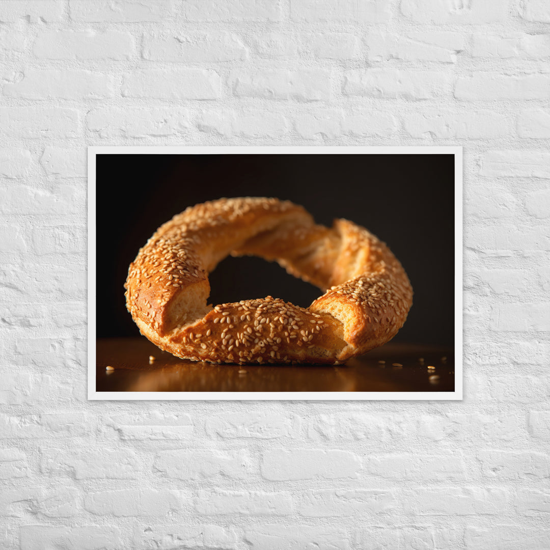 Simit Framed poster 🤤 from Yumify.AI