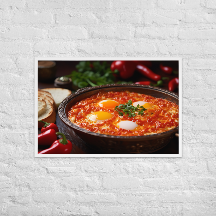 Menemen Framed poster 🤤 from Yumify.AI