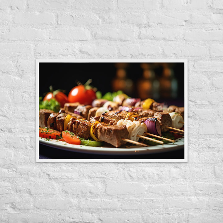 Kebab Framed poster 🤤 from Yumify.AI