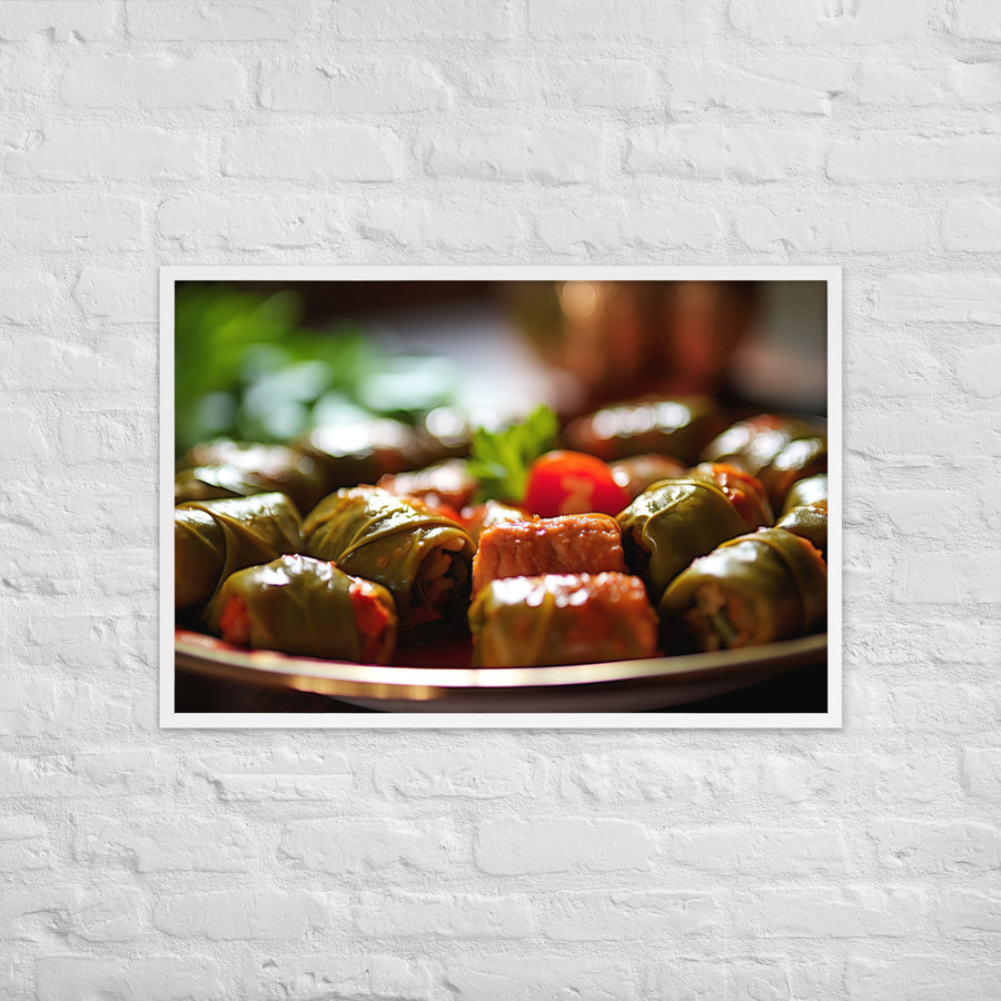 Dolma Framed poster 🤤 from Yumify.AI