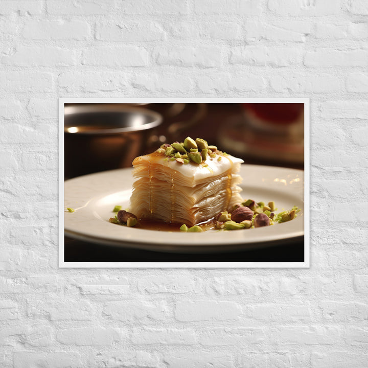 Baklava Framed poster 🤤 from Yumify.AI