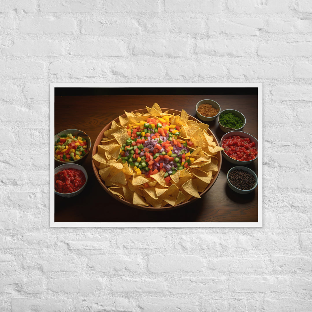 Party Perfect Chips and Salsa Framed poster 🤤 from Yumify.AI