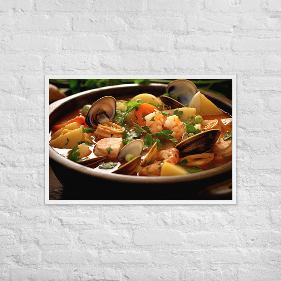 Bouillabaisse Framed poster 🤤 from Yumify.AI