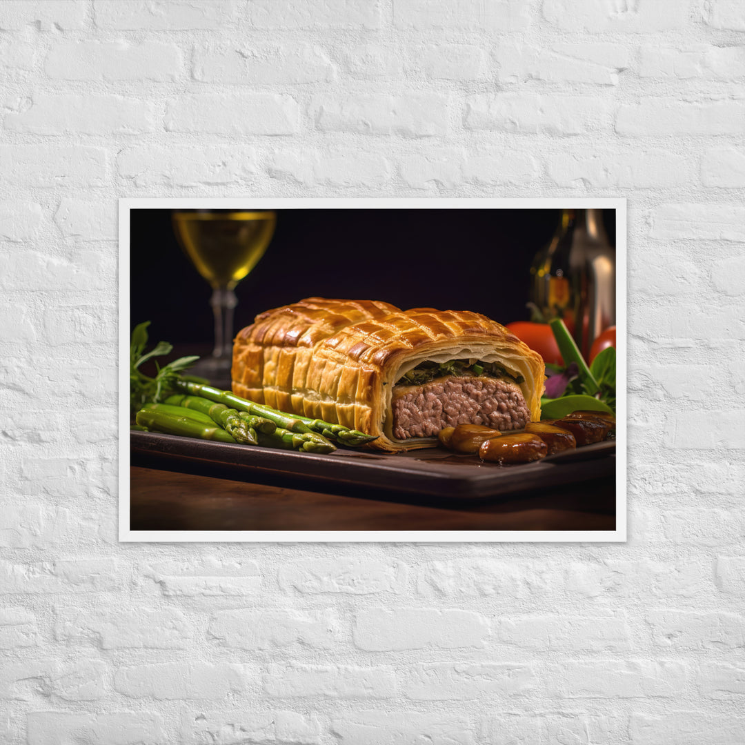 Beef Wellington Framed poster 🤤 from Yumify.AI