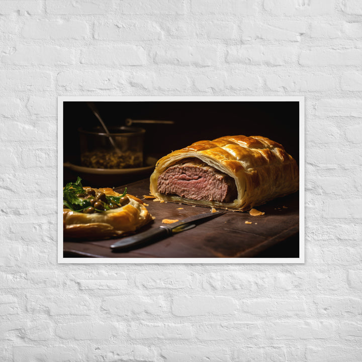 Beef Wellington Framed poster 🤤 from Yumify.AI