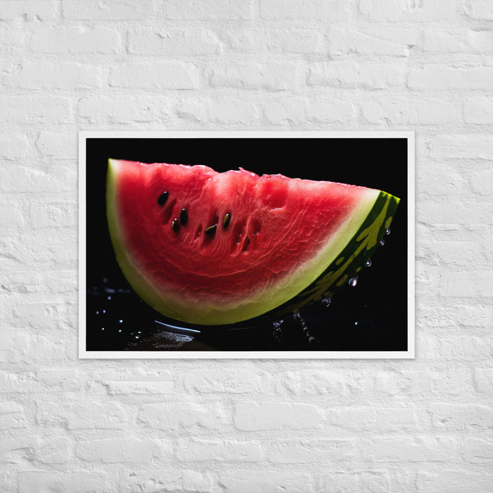 Watermelon Framed poster 🤤 from Yumify.AI