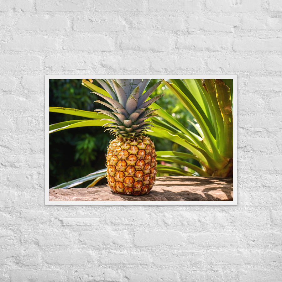 Pineapple Framed poster 🤤 from Yumify.AI