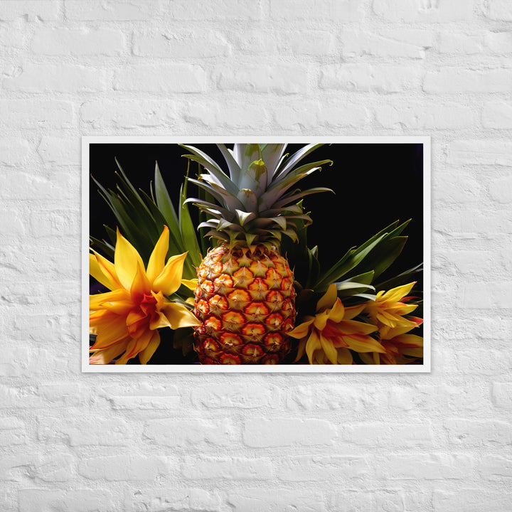 Pineapple Framed poster 🤤 from Yumify.AI