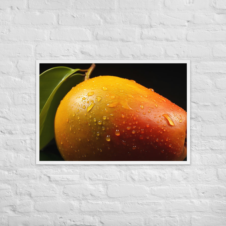 Mango Framed poster 🤤 from Yumify.AI