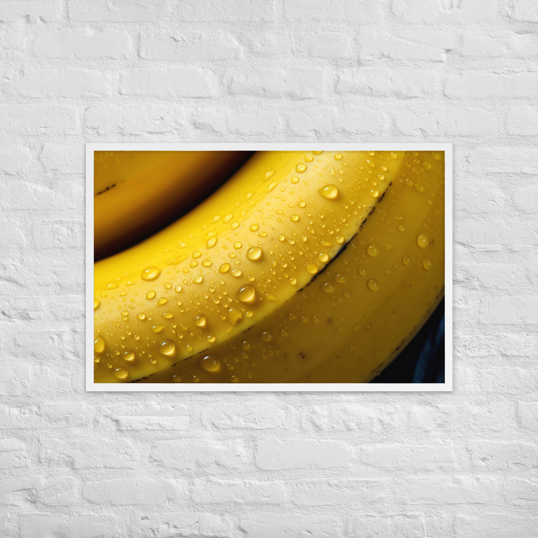 Banana Framed poster 🤤 from Yumify.AI