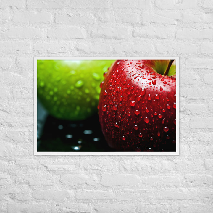 Apple Framed poster 🤤 from Yumify.AI