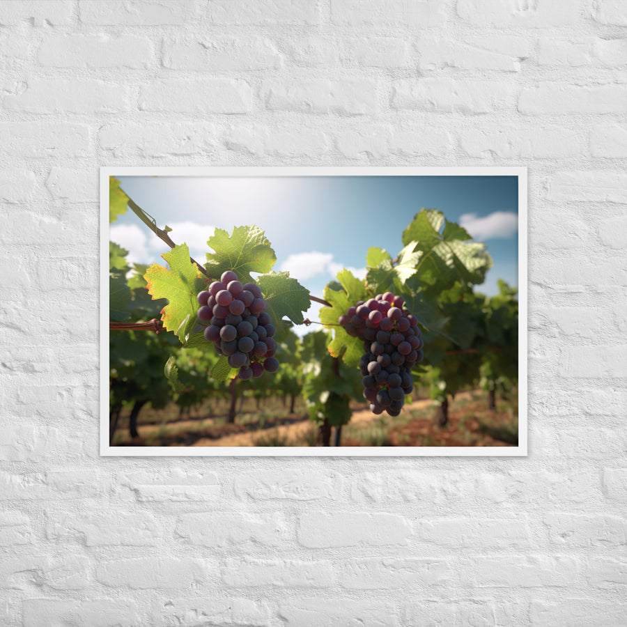 Vineyard Beauty Framed poster 🤤 from Yumify.AI