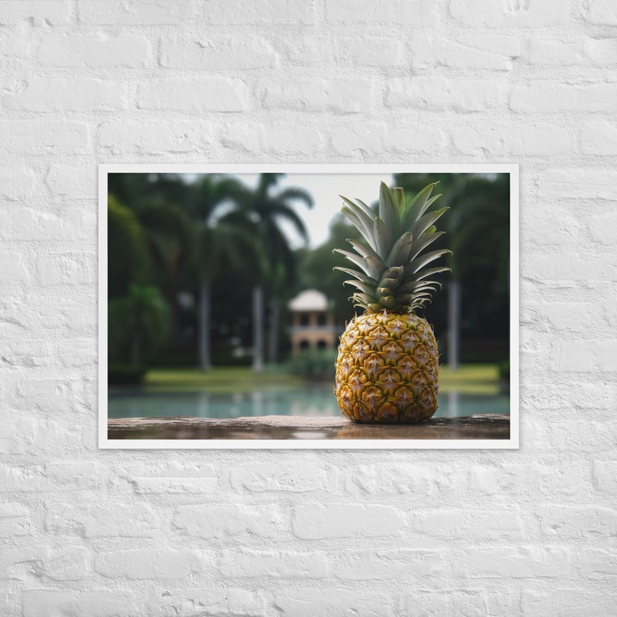 Tropical Oasis Framed poster 🤤 from Yumify.AI