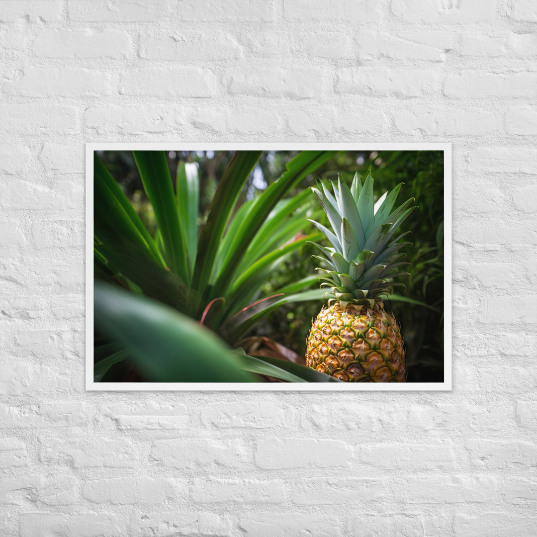 Tropical Oasis Framed poster 🤤 from Yumify.AI