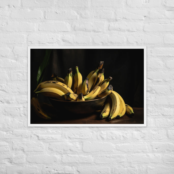 The Art of Banana Framed poster 🤤 from Yumify.AI