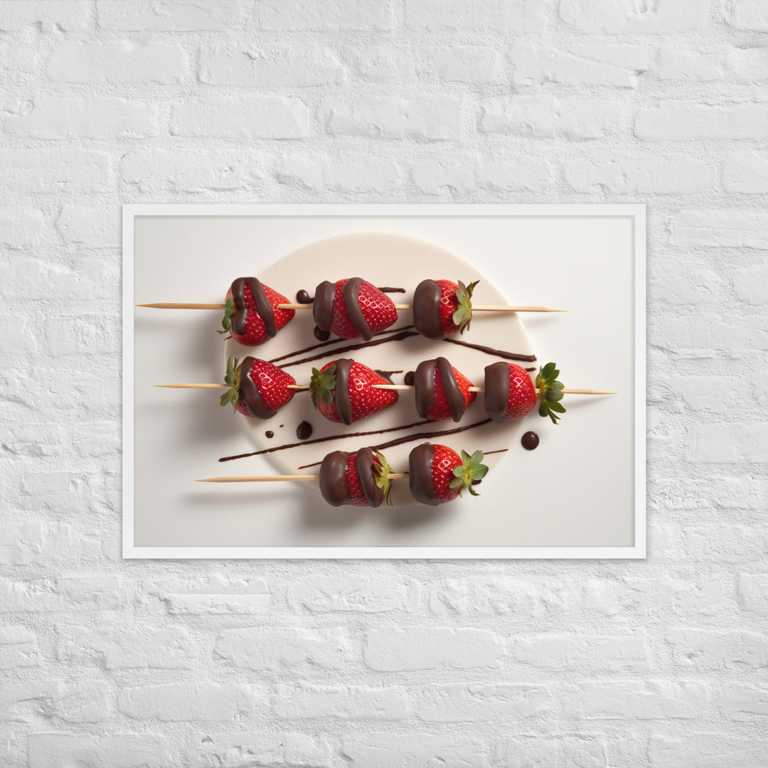 Sweet Summer Snack Framed poster 🤤 from Yumify.AI