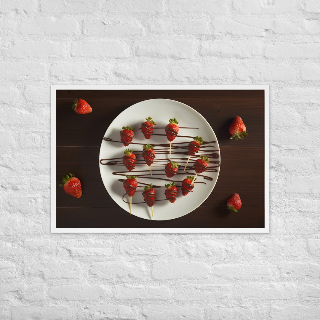 Sweet Summer Snack Framed poster 🤤 from Yumify.AI