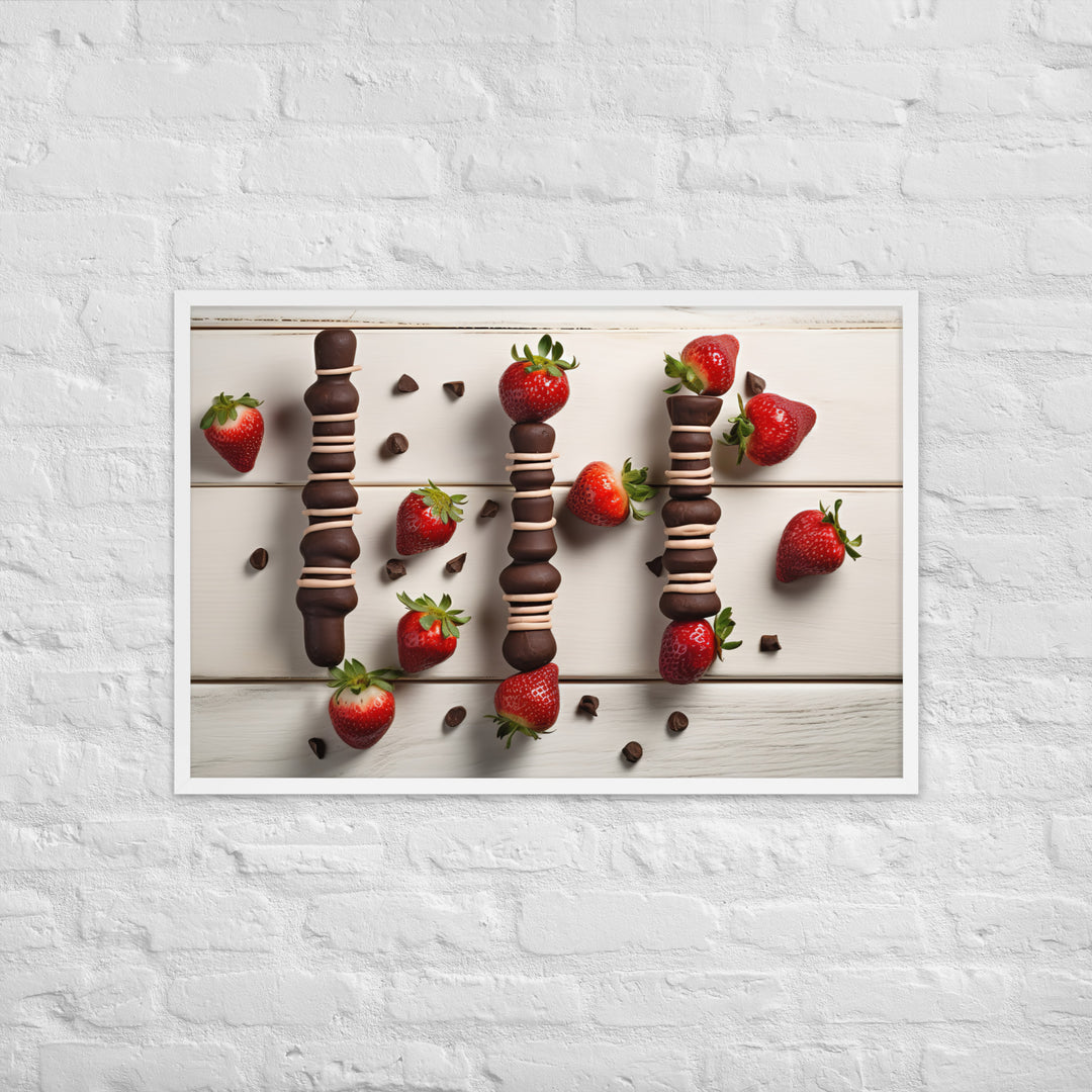 Sweet Summer Snack Framed poster 🤤 from Yumify.AI