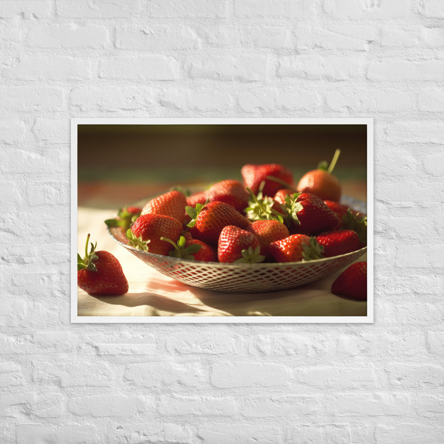 Sun Kissed Berries Framed poster 🤤 from Yumify.AI