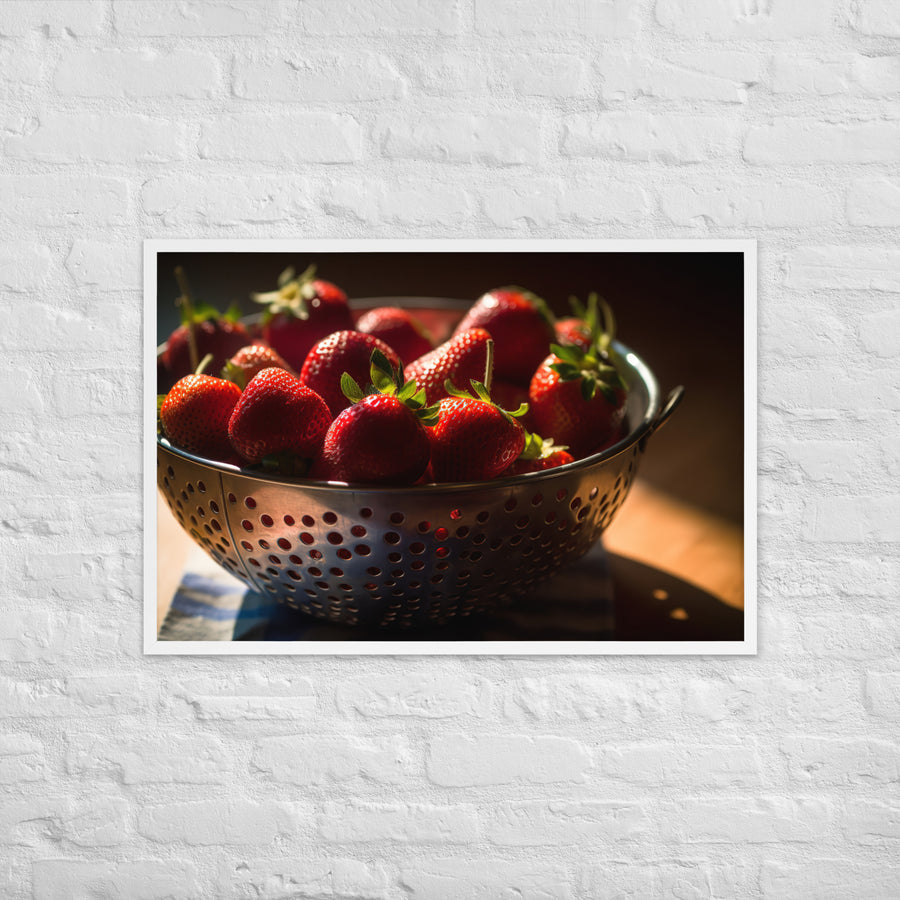 Sun Kissed Berries Framed poster 🤤 from Yumify.AI