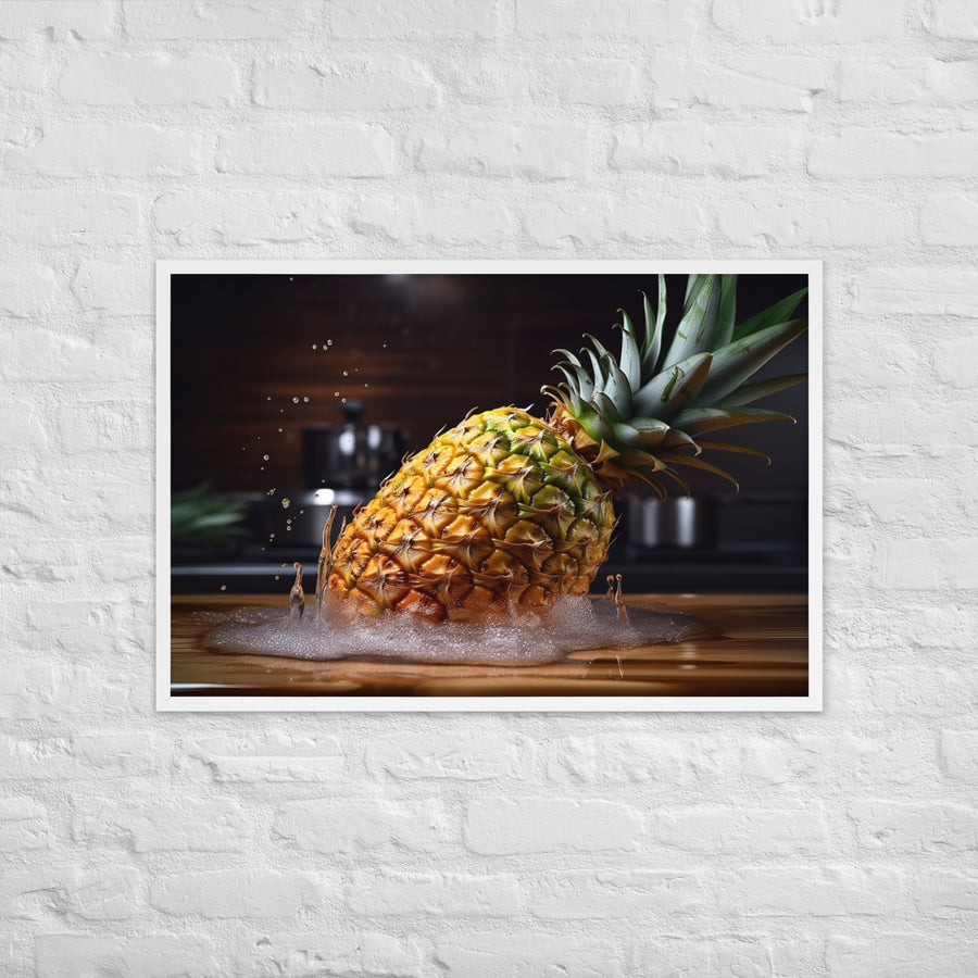 Summer Refreshment Framed poster 🤤 from Yumify.AI
